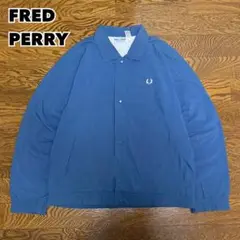 80s FRED PERRY フレッドペリー コーチジャケット ブルー M