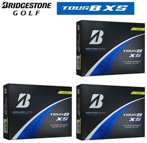 ブリヂストン TOUR B XS ツアーB XS 2024年モデル ゴルフボール 3ダースセット イエロー