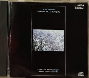 ★★シベリウス 交響曲第2番★ザンデルリング 指揮 / ベルリン交響曲★ 1983年リリース★11413CDN