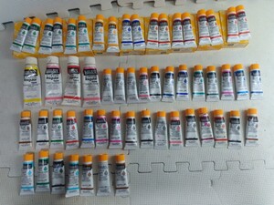 ◆ACRYLIC カラー 大量セット◆リキテックス Liquitex 絵具 絵の具 ソフト・レギュラータイプ ポスターカラー まとめ♪2f-41112カナ