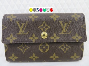 〔COLOURS〕 新品同様■ポルトフォイユ アレクサンドラ■M60047■モノグラム■３つ折り財布■Louis Vuitton