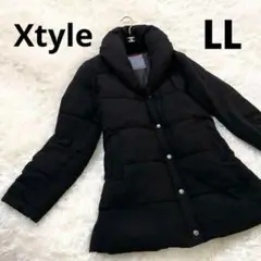 Xtyle ダウンコート　ブラック　大きめサイズ　LL