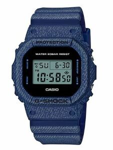 【新品】カシオ Ｇショック ★DW-5600DE-2JF★デニムドカラー ブルー ★ジーンズ　カジュアル