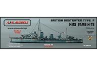 新品プラモデル 1/700 英・F級駆逐艦・HMSフェイム1942 レジンキャストキット [PJ70018]