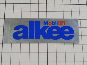 正規品 Mobil Hi alkee ステッカー 当時物 です(80×30mm) モービル