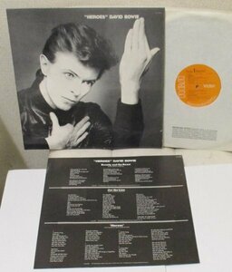 ☆ MINT- 彡 英國盤 David Bowie Heroes [ UK Original 