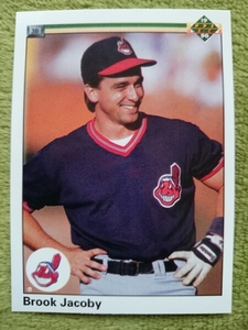 ★来日外国人 ジャコビー 中日 ドラゴンズ BROOK JACOBY UPPER DECK MLB 1990 #459 CLEVELAND INDIANS インディアンズ UD ブルック