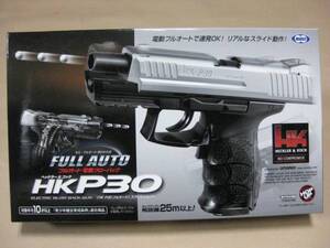 送料600円◆電動ガン/HK・P30フルオート（スライドシルバー）