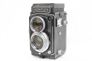 【訳あり品】 KONIFLEX Hexanon 85mm F3.5 二眼カメラ v7730