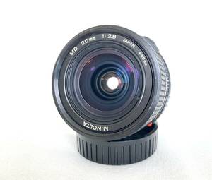 ◆極美品◆ ミノルタ MINOLTA NEW MD 20mm F2.8 NMD MF 単焦点 広角 レンズ フィルムカメラ