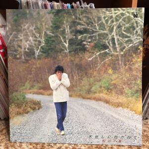 【 LPレコード】松山千春/木枯しに抱かれて 再生確認済み LP盤