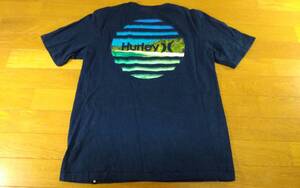 hurley ハーレー Tシャツ SIZE:M 紺 送料215円～