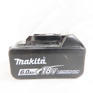 Ts790391 マキタ バッテリー リチウムイオン 6.0Ah 18V BL1860B makita 中古