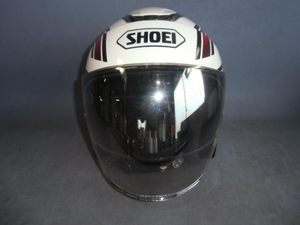 【ジャンク品】 SHOEI ショウエイ J-Cruise Jクルーズ ヘルメット オートバイ ジェットヘルメット インナーバイザー Lサイズ