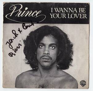 7inch・45★PRINCE / I wanna be your lover / My love is forever★picture sleeve・フランス盤・Warner★