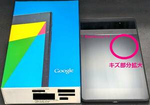 Google Nexus7 2013 16GB WiFi ASUS ME571-16G Androidタブレット 箱・付属品付き