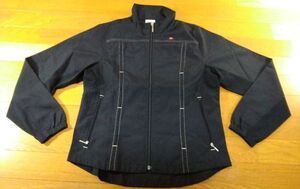 ellesse エレッセ レディース ZIP UP 薄手 ジャケット SIZE:M 黒 送料215円～