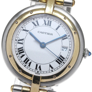 カルティエ CARTIER 83084242 パンテールLM ラウンド 2ロウ デイト クォーツ メンズ _847397