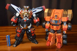 バンダイ★RG 　勇者王ガオガイガー+ゴルディマーグ（プレバン限定）塗装済？完成品　セット