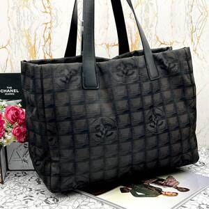 　★極美品★　CHANEL　シャネル　ニュートラベルライン トートバッグ　MM