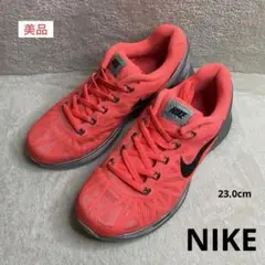 ナイキ　NIKE スニーカー　蛍光色　メッシュ　23cm 美品