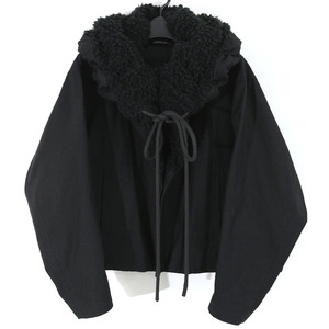 Yohji Yamamoto FEMME 14AW ボアビッグカラークロップドジャケット 1 FF-J06-804 ヨウジヤマモト ファム アーカイブ