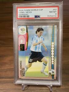 2006 Panini World Cup Fifa Germany #47 Lionel Messi メッシ psa 8