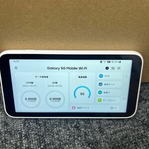 414. Galaxy 5G Mobile Wi-Fi SCR01 ギャラクシー モバイルルーター