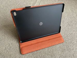 【iPad Air2 ケース】フラップタイプ・レザージャケット(合皮タイプ) ブラック