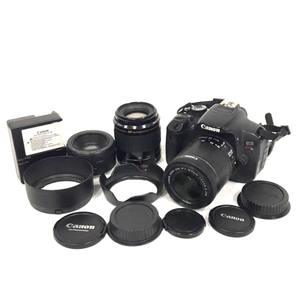 1円 CANON EOS Kiss X6i EF 50mm 1:1.8 STM EF-S 18-55mm 1:3.5-5.6 IS STM 含 デジタル一眼レフカメラセット C152250