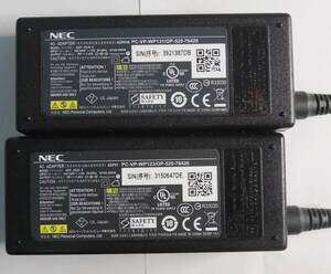 2個セット NEC 19V 3.42A 65W