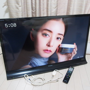  SHARP シャープ AQUOS アクオス LC-40J9 液晶カラーテレビ 液晶テレビ 　アンテナケーブル　動作品　2014年製