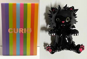 INSTINCTOY インスティンクトイ CURIO 2nd BON BLACK 限定100体 キュリオ Muckey FLUFFY ソフビ アートトイ