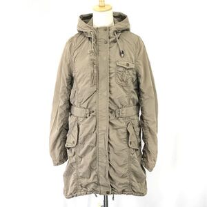 ニコル/NICOLE★モッズコート/ボアライナー【38/レディースM/カーキ/khaki】Coat/Jacket/Jumper◆BH503