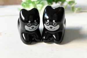 かわいい犬の箸置き♪　柴犬　黒柴　２個セット