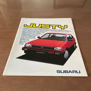 1984年1月発行　スバル ジャスティ カタログ