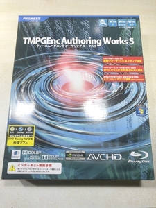 PCソフト　ペガシス　TMPGEnc Authoring Works 5 ユーザー登録解除済み 送料600円 【a-5332/】