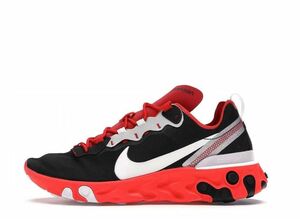 Nike React Element 55 "Black/White Red Orbit" 27.5cm CQ9705-001