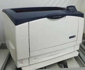 FUJI XEROX A3対応 モノクロ レーザー プリンター DocuPrint 3000 印刷枚数44502枚 中古トナー付き 一週間返品保証【H24111405】