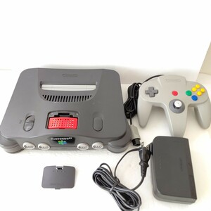 Nintendo　ニンテンドー64 ブラック　美品　　メモリー拡張パック　セット