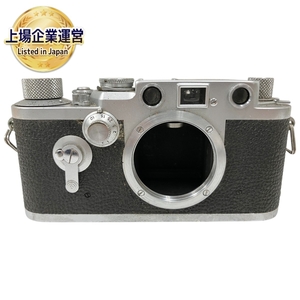 Leica III DRP Ernst Leitz Wetzlar Germany 1950年製 レトロ フィルムカメラ ボディ ライカ ジャンク O9455566