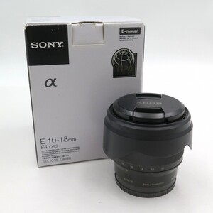 1円〜 SONY ソニー α E 10-18mm F4 OSS Eマウント用レンズ 箱付 動作未確認 現状品 y104-3335632【Y商品】