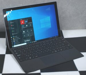 NoT768★Microsoft Surface Pro5 Core i5 7300U 2.6GHz/8GBRAM/SSD256GB/Win10Pro64bitリカバリ済 キーボードカバー付属 希少LTE対応モデル