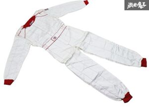 T●新品 NOMEX COMPETITION LICENSE 3Lサイズ レーシングスーツ つなぎ 作業着 ホワイト 白