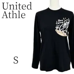 United Athle ブラック ホワイト Tシャツ カジュアル S