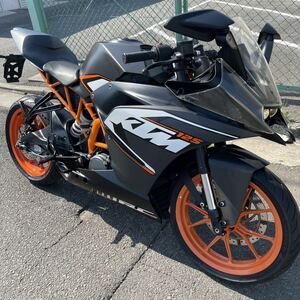 KTM RC125 ABS 12150km コードカード付 状態良好 全国配送 売切 検)CB125R CBR GSX-R125 YZF Ninja e-1 Z125 GROM DAX スヴァルトピレン125