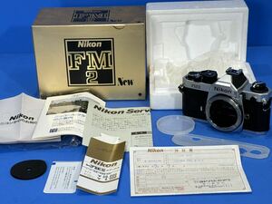 Nikon ニコン new FM2 フィルムカメラ Silver●恐らく未使用品● 