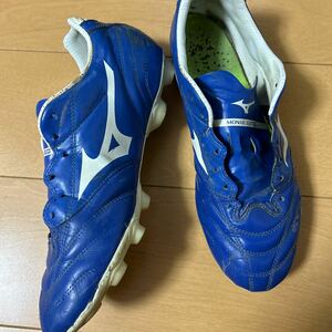 サッカースパイク　MIZUNOモナルシーダネオ　青色27.5cm サッカーシューズ　ブルー　ミズノ