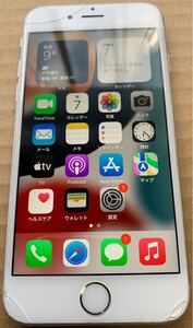 【訳あり】Apple iPhone 6S A1688 au 64GB シルバー SIMロックあり 判定○ バッテリー91% ④