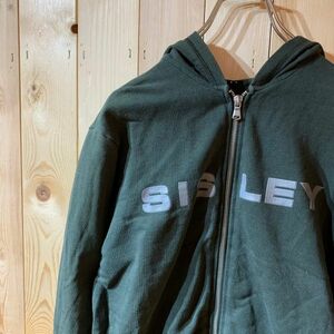 [KWT2883] SISLEY フード付きジップパーカー レディース カーキ XS 60